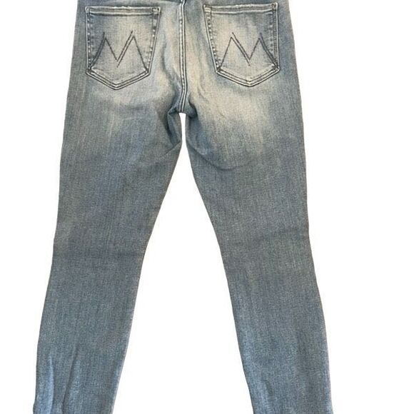 MOTHER Women's Skinny Jeans in Light Blue - Picture 1 of 5